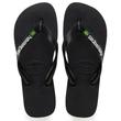 Havaianas Brasil logo papucs Black Havaianas Brasil logo papucs Black