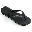 Havaianas Brasil logo papucs Black Havaianas Brasil logo papucs Black