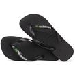 Havaianas Brasil logo papucs Black Havaianas Brasil logo papucs Black