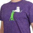 Ripndip Break Yo Self póló Purple Mineral Wash Ripndip Break Yo Self póló Purple Mineral Wash