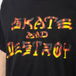 Thrasher Skate and Destroy BBQ póló Black