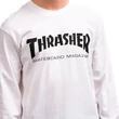 Thrasher Skate Mag hosszú ujjú póló White