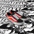 Vans X Baker Old Skool Pro cipő Black White Red Vans X Baker Old Skool Pro cipő Black White Red