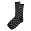 Vans Checkerboard Crew zokni Black Charcoal 1 pár