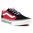 Vans Old Skool Logo Pop gyerek cipő Black True White Vans Old Skool Logo Pop gyerek cipő Black True White