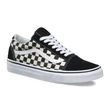 Vans Primary Check Old Skool cipő Black White