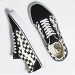 Vans Primary Check Old Skool cipő Black White