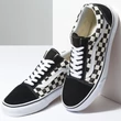 Vans Primary Check Old Skool cipő Black White