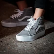 Vans Sk8-Hi Platform 2 cipő Drizzle True White
