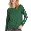 Volcom Deadly Stones ls póló Green