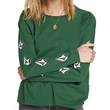 Volcom Deadly Stones ls póló Green