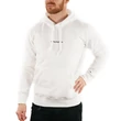 Champion Logo Embroidered kapucnis pulóver WHT