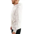 Champion Logo Embroidered kapucnis pulóver WHT