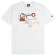 Champion X Super Mario Bros Fireballs póló WHT Champion X Super Mario Bros Fireballs póló WHT