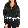 Champion Half Zip Crop Script Logo pulóver NBK