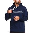 Champion Large Embroidered Logo kapucnis pulóver NVB Champion Large Embroidered Logo kapucnis pulóver NVB