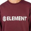 Element Blazin Crew pulóver Vintage Red Element Blazin Crew pulóver Vintage Red