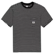 Element Basic Stripes póló Flint Black