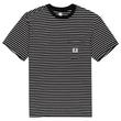 Element Basic Stripes póló Flint Black Element Basic Stripes póló Flint Black