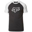 Fox Blocked Premium raglan póló Black White Fox Blocked Premium raglan póló Black White