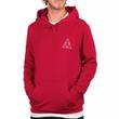 HUF Essentials Triple Triangle kapucnis pulóver Rio Red HUF Essentials Triple Triangle kapucnis pulóver Rio Red
