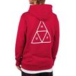 HUF Essentials Triple Triangle kapucnis pulóver Rio Red HUF Essentials Triple Triangle kapucnis pulóver Rio Red