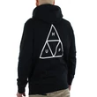 HUF Essentials Triple Triangle kapucnis pulóver Black