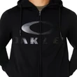 Oakley Bark Fz zipzáros kapucnis pulóver Blackout Oakley Bark Fz zipzáros kapucnis pulóver Blackout