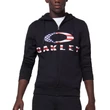 Oakley Bark FZ zipzáros kapucnis pulóver Black American Flag