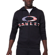 Oakley Bark FZ zipzáros kapucnis pulóver Black American Flag