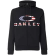 Oakley Bark FZ zipzáros kapucnis pulóver Black American Flag