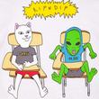 Ripndip Butts Up ls póló White Ripndip Butts Up ls póló White