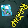 Ripndip Confiscated kapucnis pulóver Hunter Green Ripndip Confiscated kapucnis pulóver Hunter Green