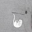 Ripndip Falling For Nermal Pocket póló Grey Ripndip Falling For Nermal Pocket póló Grey