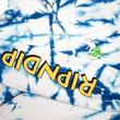 Ripndip Hang Ten kapucnis pulóver Baby Blue Stripe Wash Ripndip Hang Ten kapucnis pulóver Baby Blue Stripe Wash