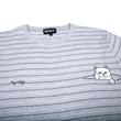 Ripndip Peeking Nermal Jacqard Knit póló Black Grey Ripndip Peeking Nermal Jacqard Knit póló Black Grey