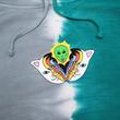 Ripndip Splitting Heads kapucnis pulóver Teal Grey Split Dye Ripndip Splitting Heads kapucnis pulóver Teal Grey Split Dye