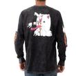 Ripndip Zipperface ls póló Black Mineral Wash Ripndip Zipperface ls póló Black Mineral Wash