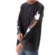 Ripndip Zipperface ls póló Black Mineral Wash Ripndip Zipperface ls póló Black Mineral Wash