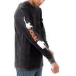Ripndip Zipperface ls póló Black Mineral Wash Ripndip Zipperface ls póló Black Mineral Wash