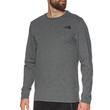 The North Face Easy ls póló Medium Grey Heather The North Face Easy ls póló Medium Grey Heather
