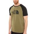 The North Face Easy Tee raglan Burnt Olive Green The North Face Easy Tee raglan Burnt Olive Green