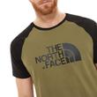 The North Face Easy Tee raglan Burnt Olive Green The North Face Easy Tee raglan Burnt Olive Green
