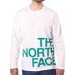 The North Face Graphic Flow ls póló TNF White Fanfare Green The North Face Graphic Flow ls póló TNF White Fanfare Green