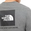The North Face Redbox ls póló TNF Medium Grey Heather
