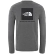 The North Face Redbox ls póló TNF Medium Grey Heather
