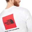 The North Face Red Box ls póló TNF White The North Face Red Box ls póló TNF White