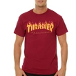 Thrasher Flame póló Cardinal Red
