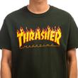 Thrasher Flame logó póló Forest Green Thrasher Flame logó póló Forest Green
