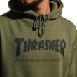 Thrasher Skate Mag kapucnis pulóver Army